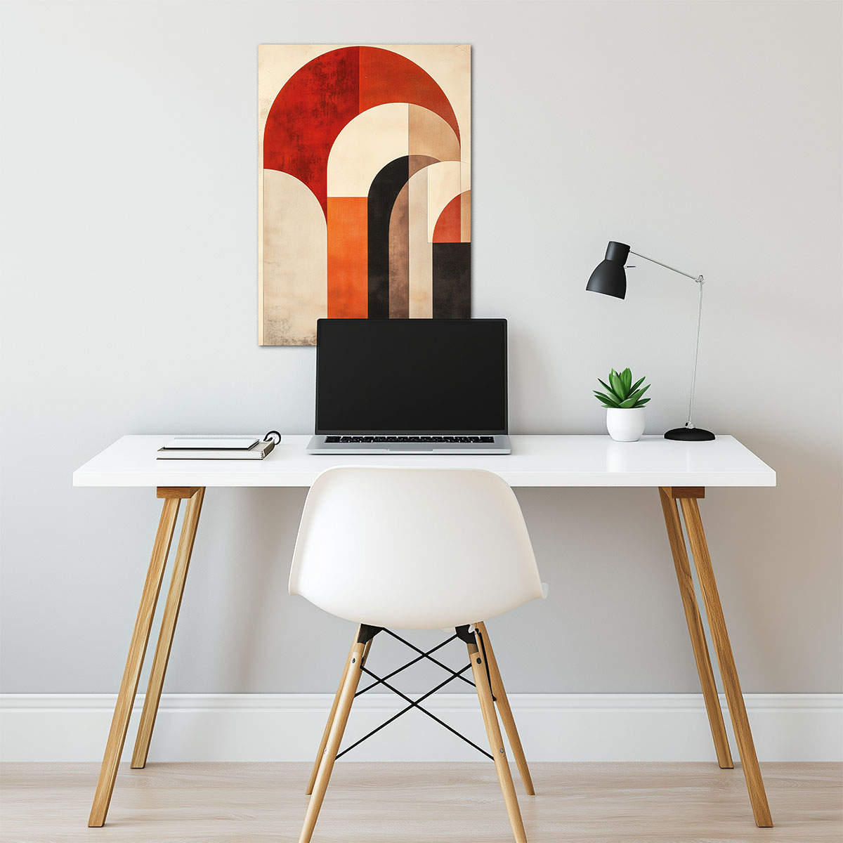 ws echodedessau 005 affiche arche terracotta bureau chaise