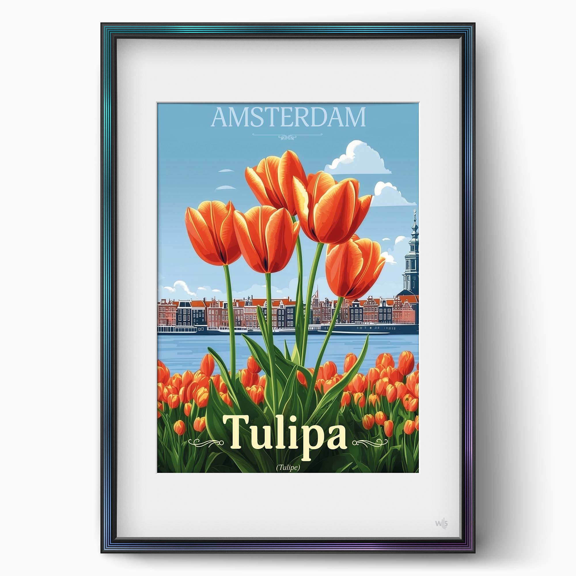 ws floramundi 004 affiche amasterdam tulipes vibrantes 01