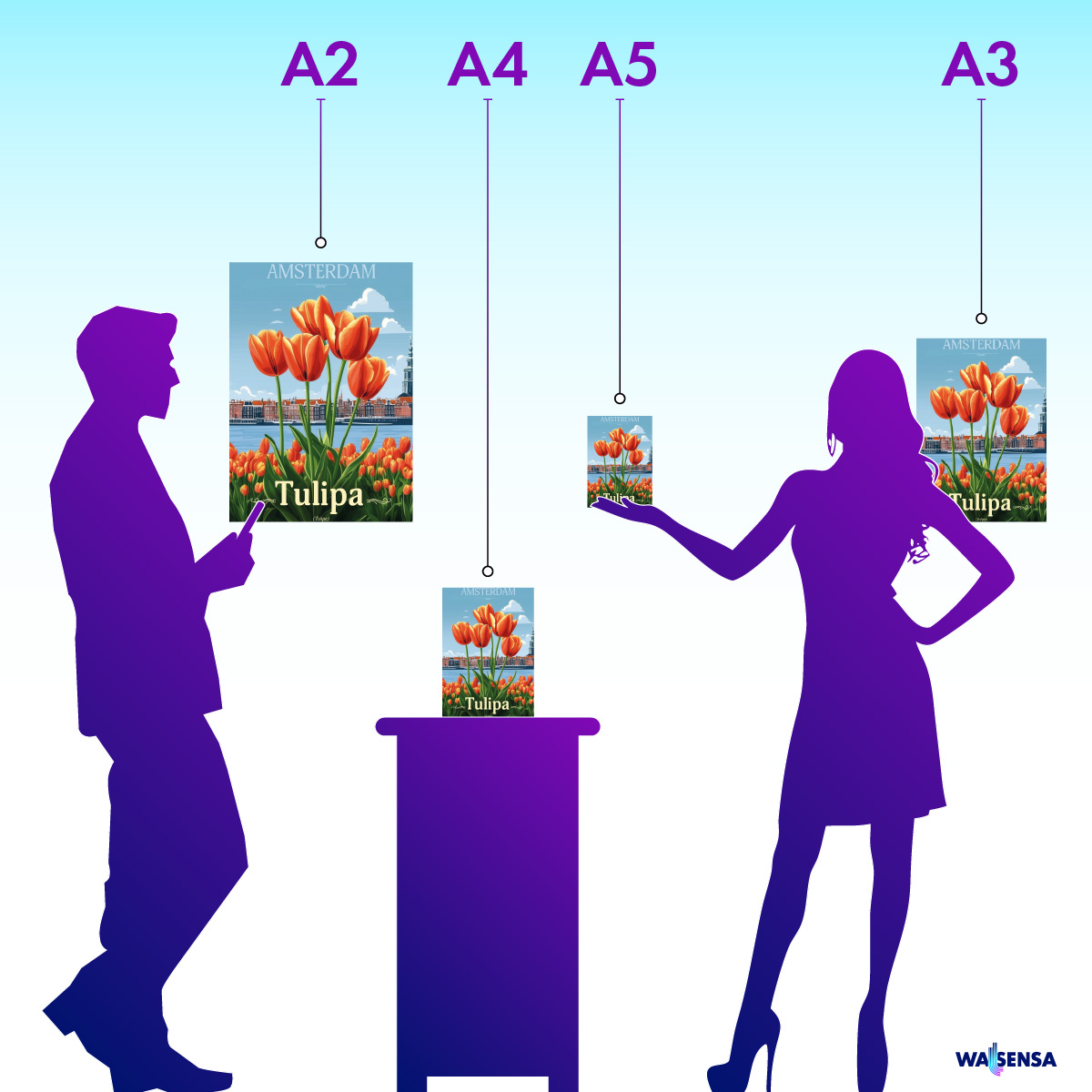 ws floramundi 004 affiche amasterdam tulipes vibrantes dimensions
