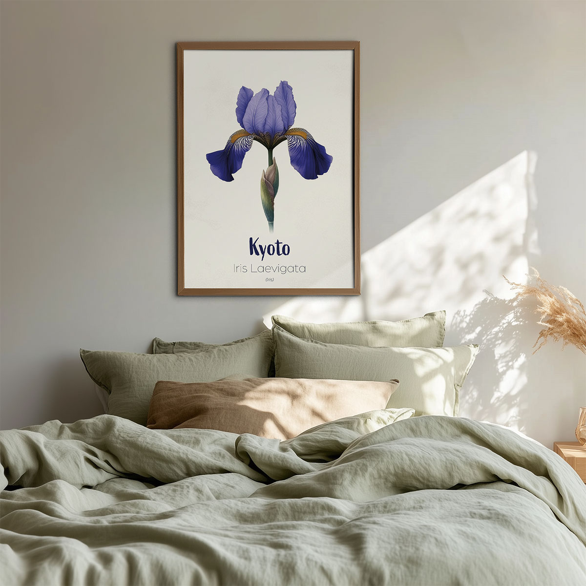 ws floramundi 004 affiche kyoto iris sacre chambre moderne