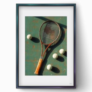 ws vintageriviera 001 affiche tennis raquette bois 01